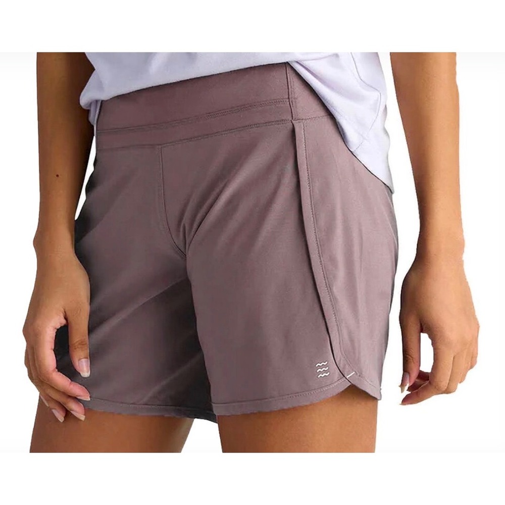 Free Fly Bamboo Lined Pull On Breeze Short Size Medium 10-12 Girl Dusty Purple
